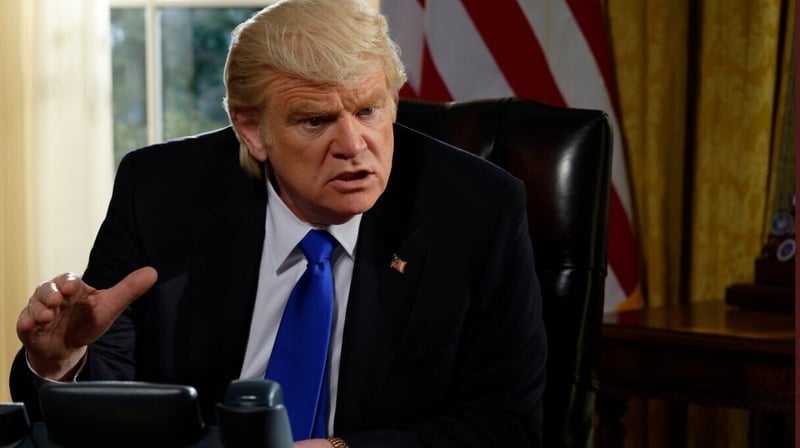 Brendan Gleeson as Donald Trump in The Comey Rule