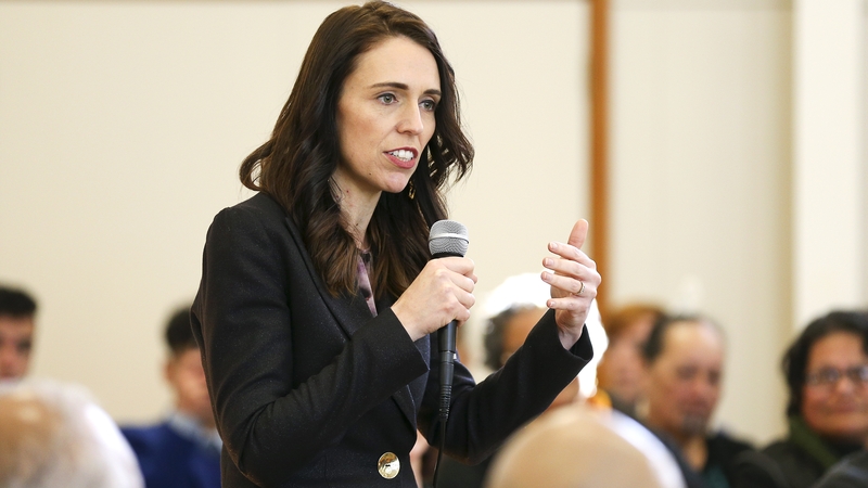Jacinda Ardern speaks during a community meeting with Covid-19 community responders in Wellington