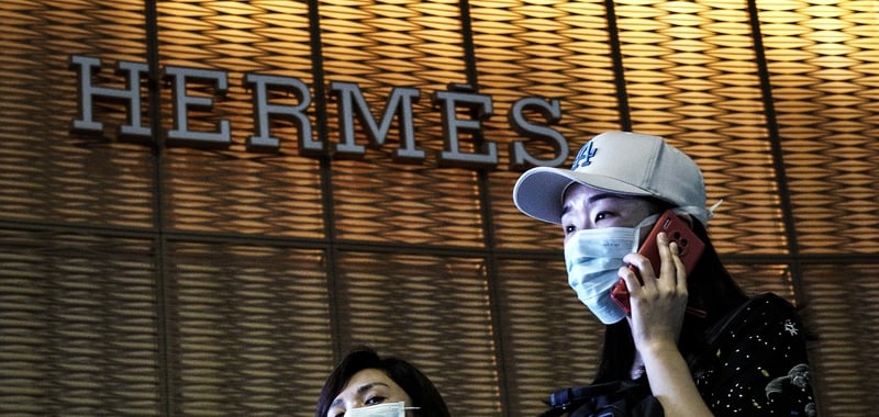 The maker of the $10,000-plus Birkin bag said sales were improving in all regions, and particularly in Asia