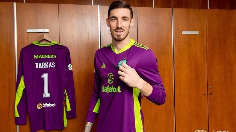 Vasilis Barkas: 'I want to win ten in a row' (Pic: Celtic Twitter)