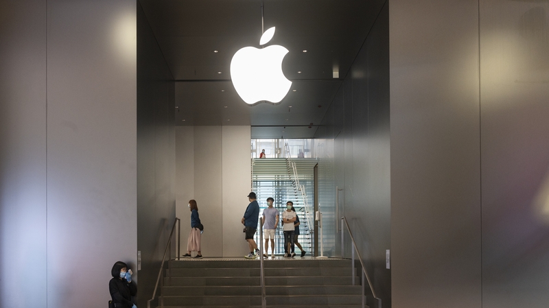 Apple shares rose 5% in extended trading on Wall Street after the forecast beating results