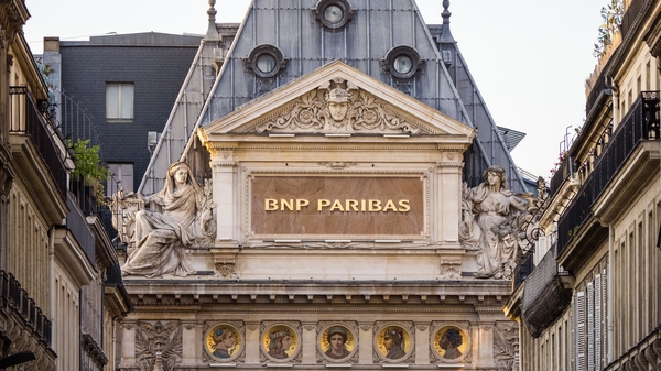 BNP Paribas posted a 44.9% rise in net income from a year ago to €2.31 billion