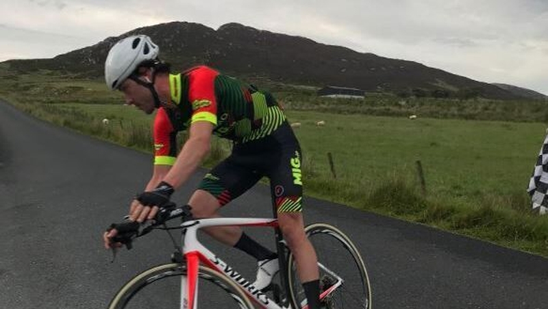 Ronan McLaughlin set the world record cycling the Mamore Gap in Co Donegal