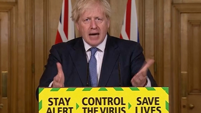 Boris Johnson said case rises mean 'we should squeeze that brake pedal'
