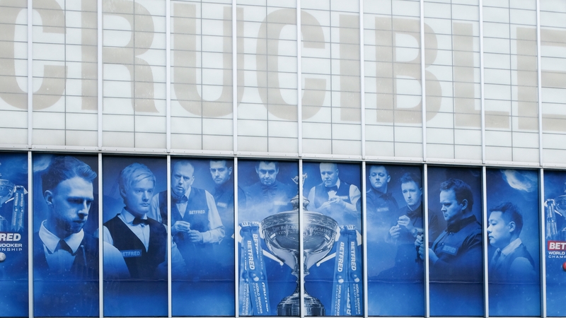 From tomorrow no fans will be allowed into the Crucible