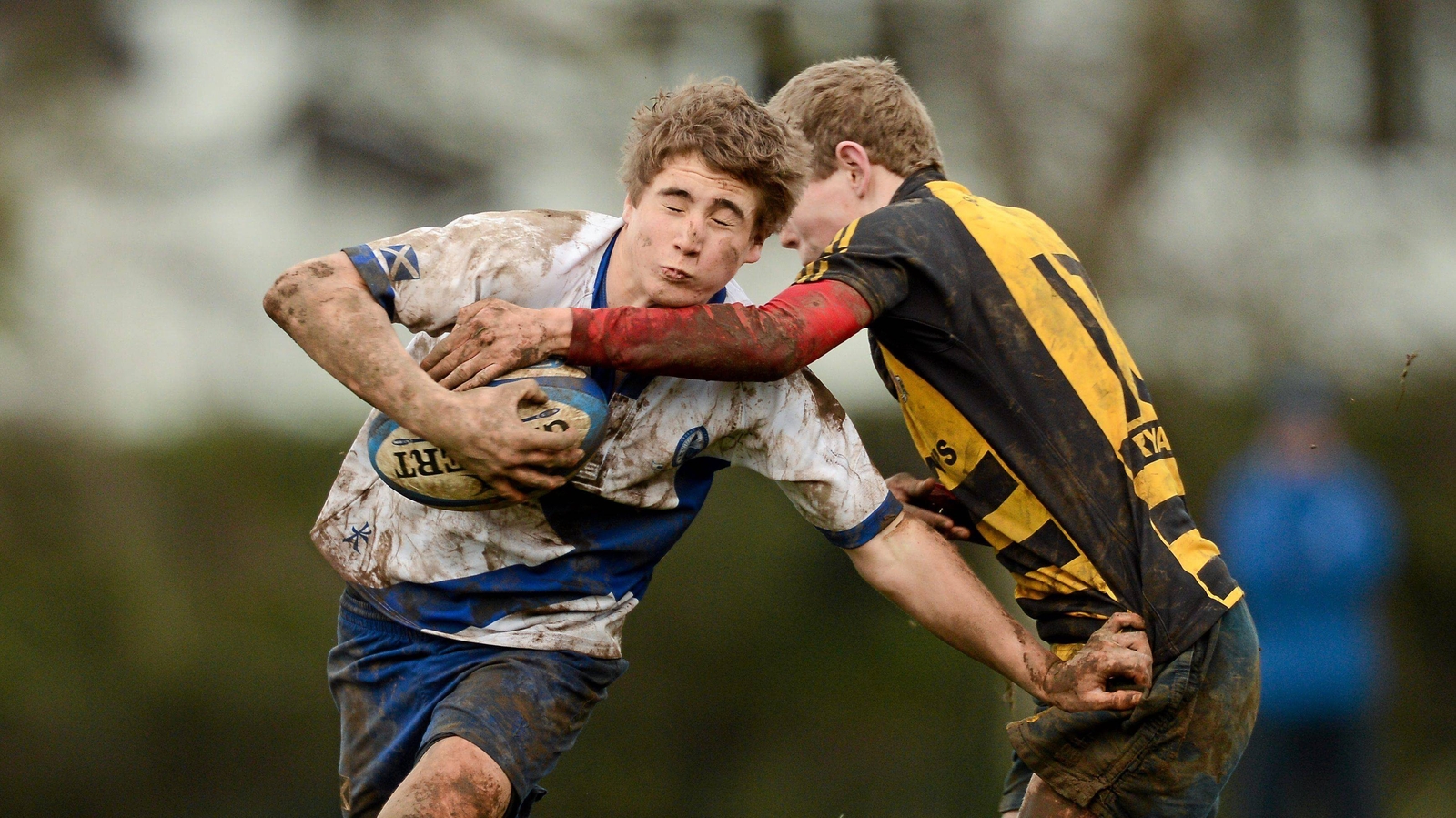 Jordan Larmour in action for St Andrews College in 2013