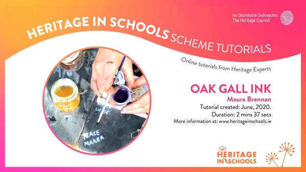 Heritage in Schools - Making Ink