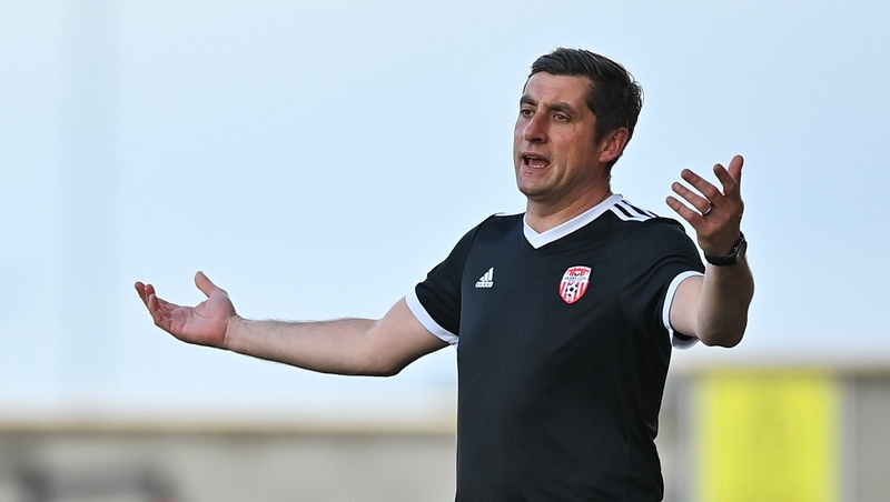 Derry City manager Declan Devine
