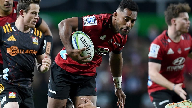 Sevu Reece scored one of the Crusaders' five tries