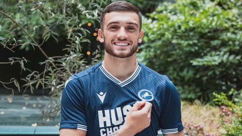 Troy Parrott starts his first game for Millwall