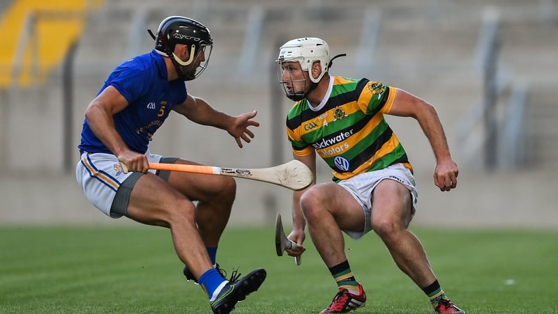 Patrick Horgan of Glen Rovers in action against Glen O'Connor of St. Finbarrs
