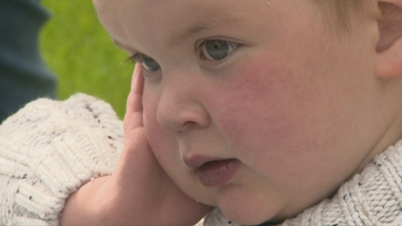 Dáithí was born with hypoplastic left heart syndrome