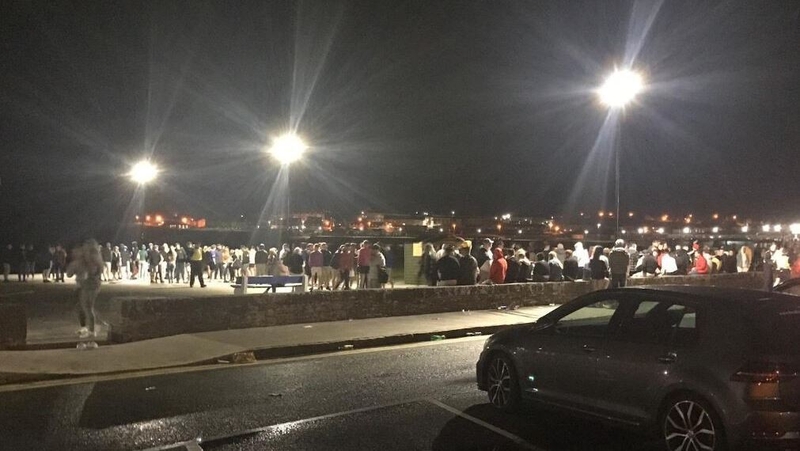 Councillor Cillian Murphy posted a picture on Twitter showing a busy Kilkee on Saturday night
