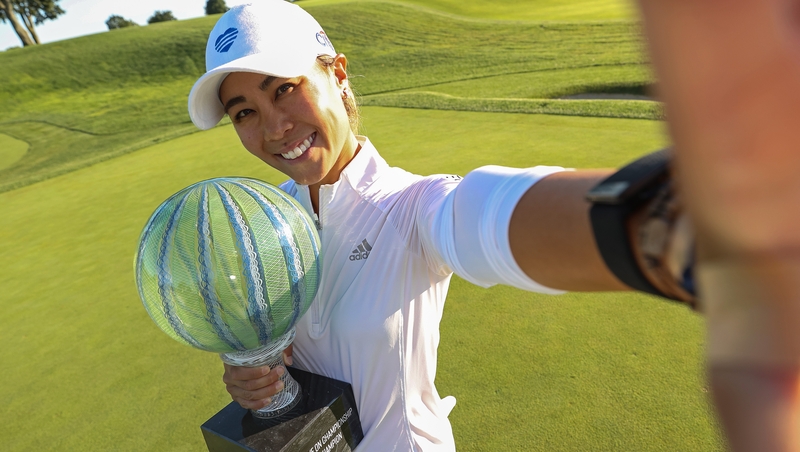 Kang finished with four straight pars