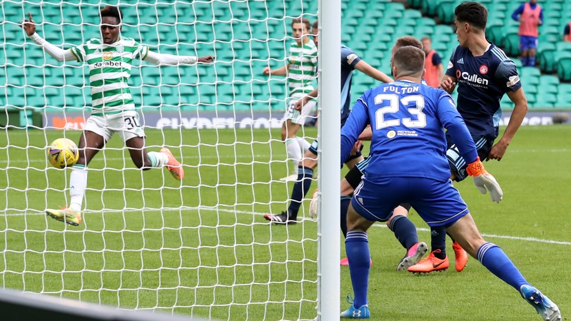 Frimpong scored his side's second goal against Hamilton
