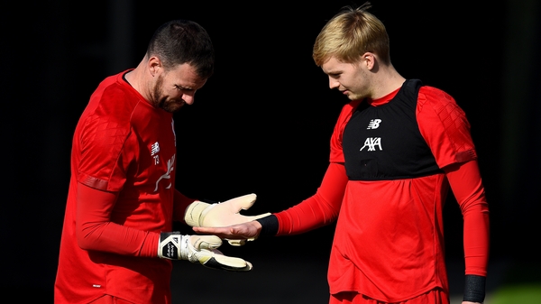 Andy Lonergan (l) and Caoimhin Kelleher
