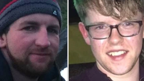Michael Bowen (L) and Tadhg Murphy (R) both died when the car they were travelling in entered the Glengarriff river