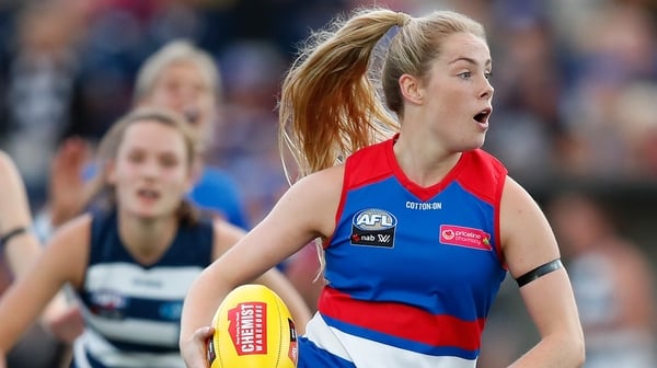 Aisling McCarthy in action for the Bulldogs