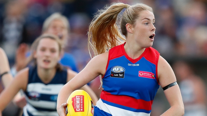 Aisling McCarthy in action for the Bulldogs