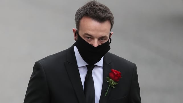 SDLP leader Colum Eastwood attended the funeral