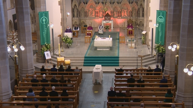 The family had requested a small funeral in light of the Covid-19 pandemic