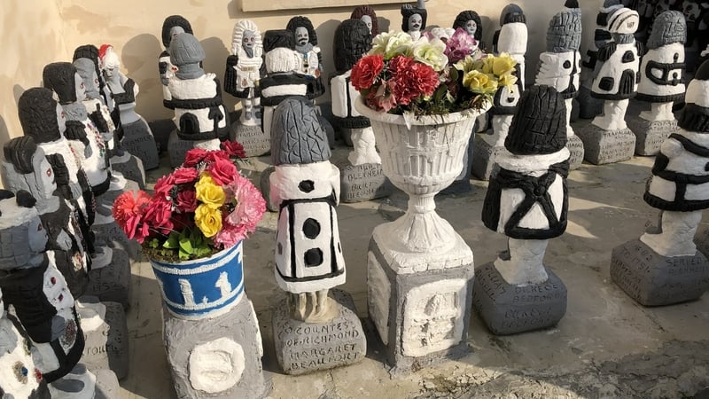 Gerry Dalton's collection filled the flat, the garden and the canal bank at the rear of the property