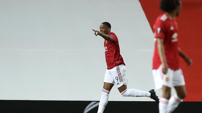 Martial scored the winner