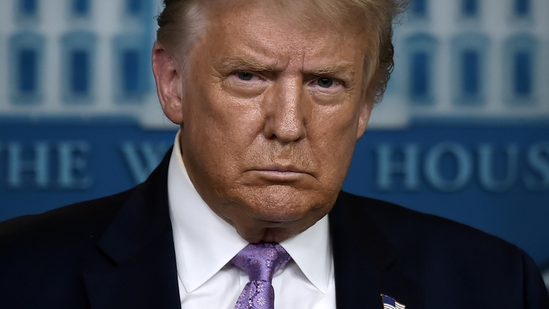 Donald Trump, who is seeking re-election, has pushed for schools to reopen