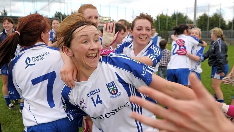 Niamh Kindlon celebrates after victory in the 2012 Ladies National Football League Division 1 final
