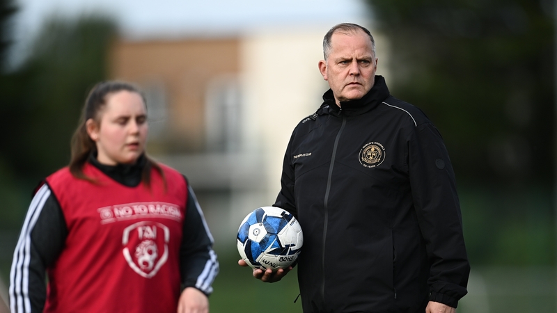Pat Trehy during a Bohemians women's team training session at Oscar Traynor Centre on Thursday