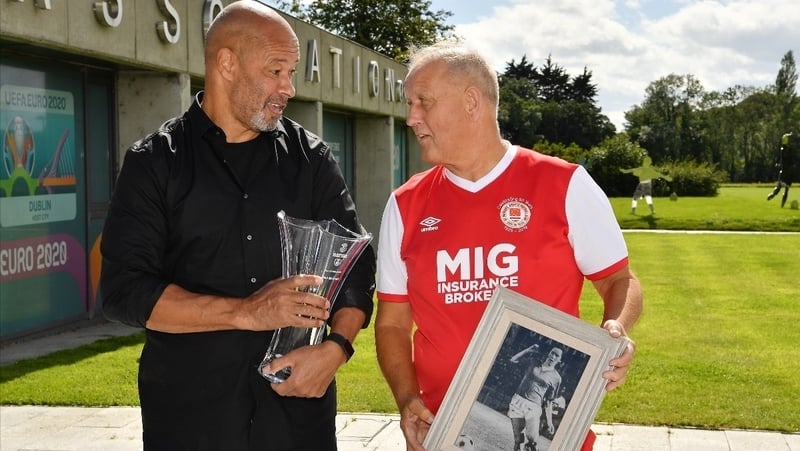 Paul McGrath and Paul O'Brien, pictured at Abbotstown