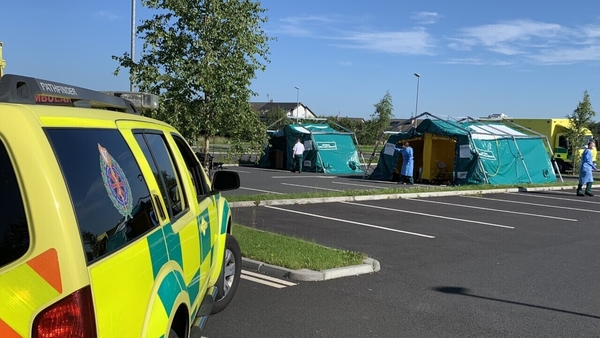 The testing facility in Newbridge is being run by the National Ambulance Service and will be open over the weekend