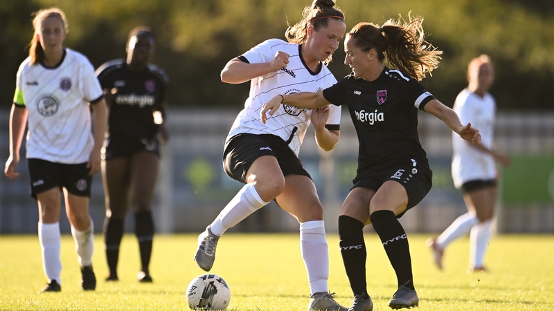 Aisling Spillane of Bohemians in action against Kylie Murphy of Wexford Youths during the opening weekend of the league