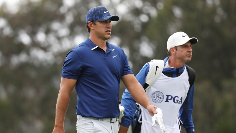 Brooks Koepka was going for the "three-peat" at the San Francisco major