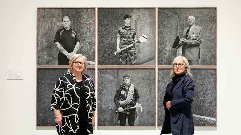 Anna O'Sullivan, Butler Gallery Director and photographer Amelia Stein. Picture: Dylan Vaughan