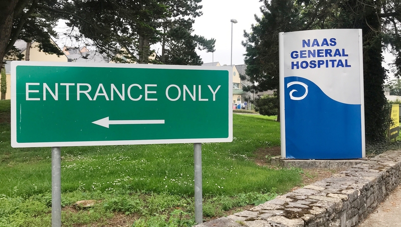 Naas General Hospital has had to suspend non-emergency surgery