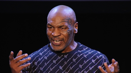 Mike Tyson was due to take on 51-year-old Roy Jones Junior in an eight-round exhibition in California next month