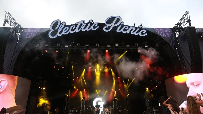 Gavin James performing at Electric Picnic in 2018
