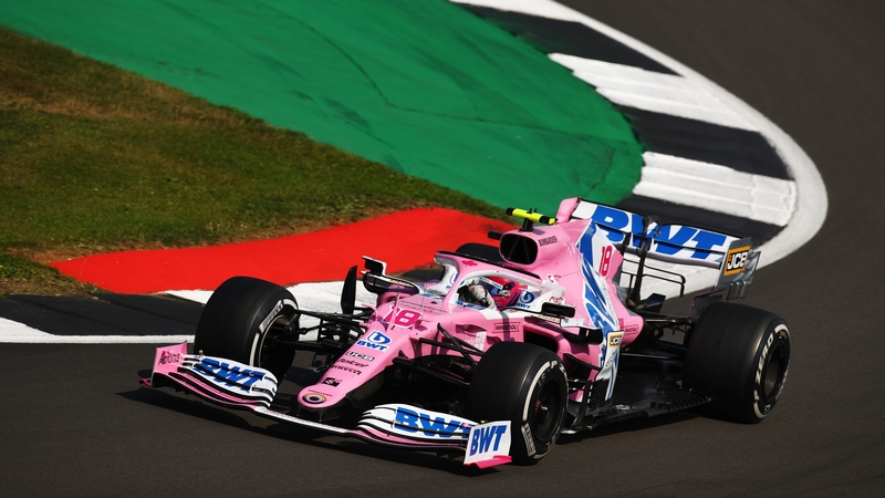 Lance Stroll, son of team owner Lawrence, driving the (18) Racing Point RP20 Mercedes last weekend