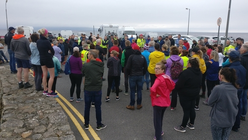 Crowds of volunteers had turned out to help in the search