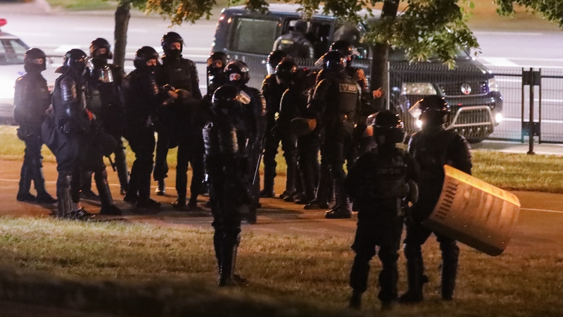 The EU has decried violence against protesters in Belarus