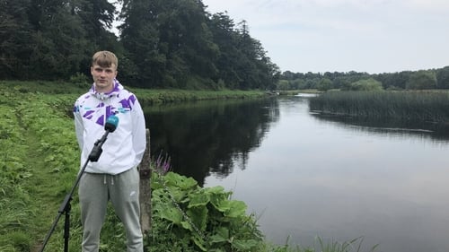 Callum Keane dived into the water to save the two boys