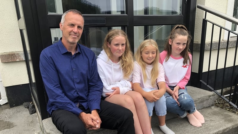 Galway legend Johnny Glynn and his three youngest daughters