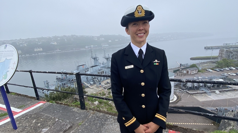 Sub-Lieutenant Tahlia Britton from Donegal has made naval history