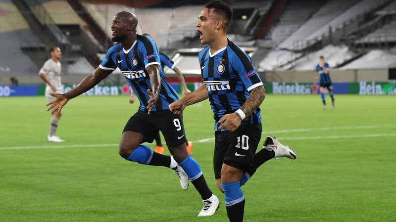 Martinez celebrates the opening goal