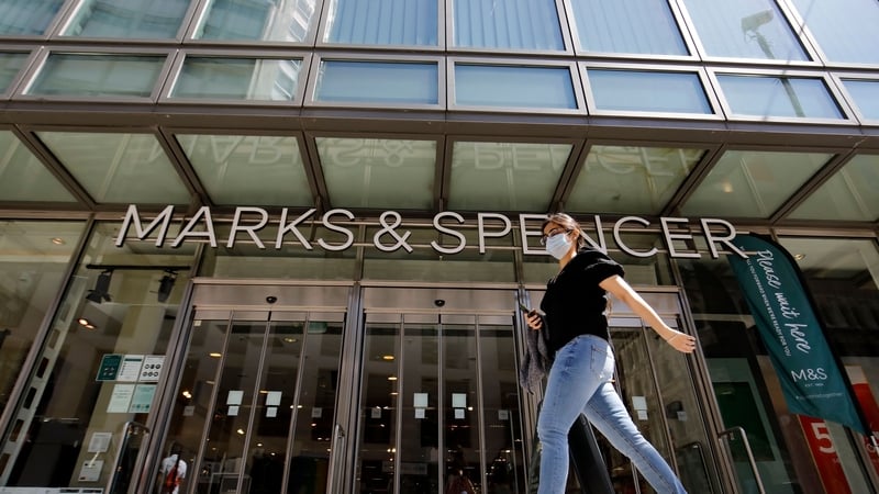 Marks & Spencer said it was seeing a 'material shift in trade