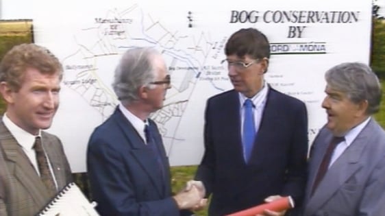 Brendan Halligan, Chairman of Bord na Móna and Ger Connolly TD, Minister for State at Dept. of Envi…
