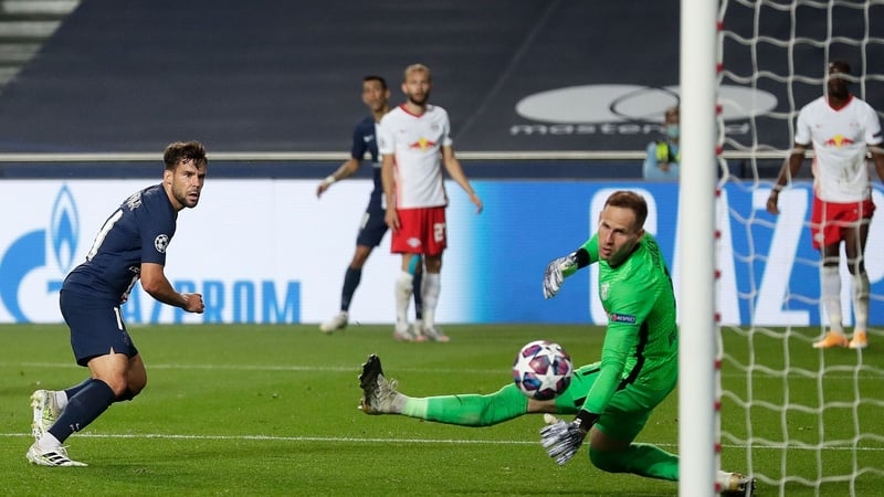 Juan Bernat scores his team's third goal
