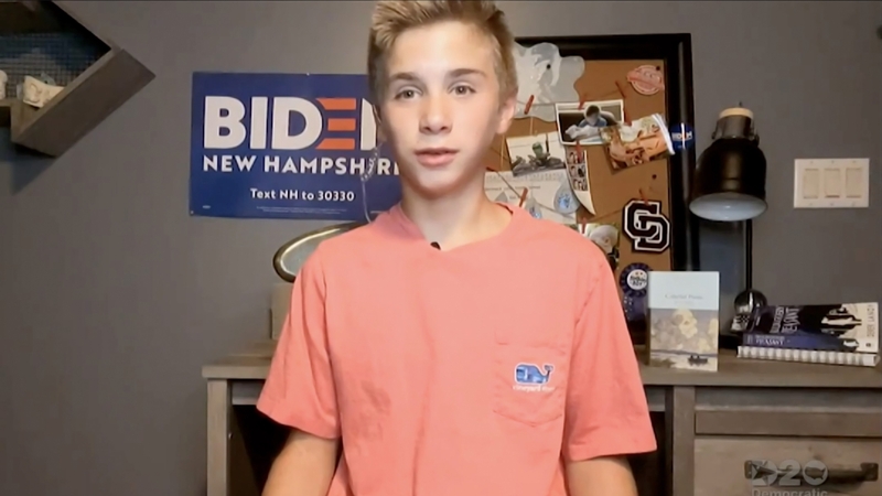 Brayden Harrington told how his talk with Joe Biden helped him