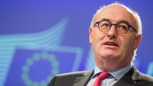 Phil Hogan said he would not be responding tonight to calls for him to consider his position (file pic)